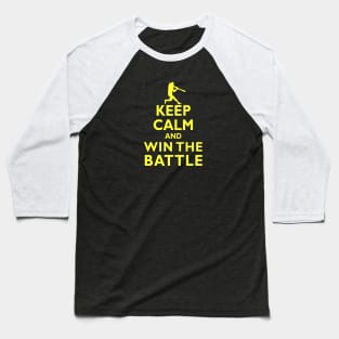 Keep Calm and Win the Battle Fastpitch Softball Baseball T-Shirt